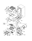 Interior cabinet/drain block