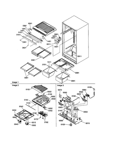 Interior cabinet/drain block