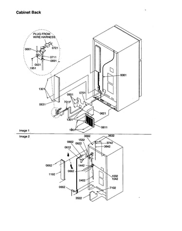 Cabinet back