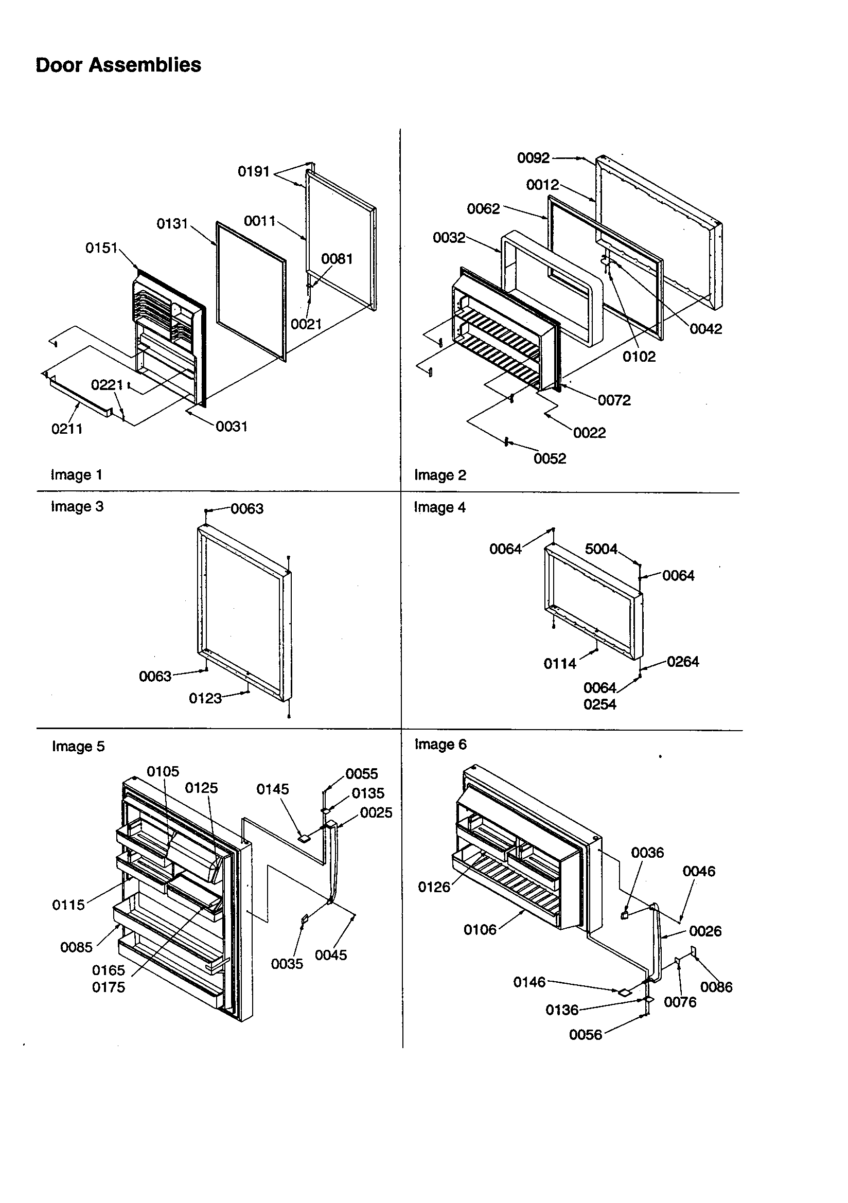 Door assemblies