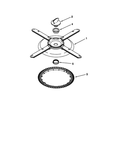 Lower washarm and strainer
