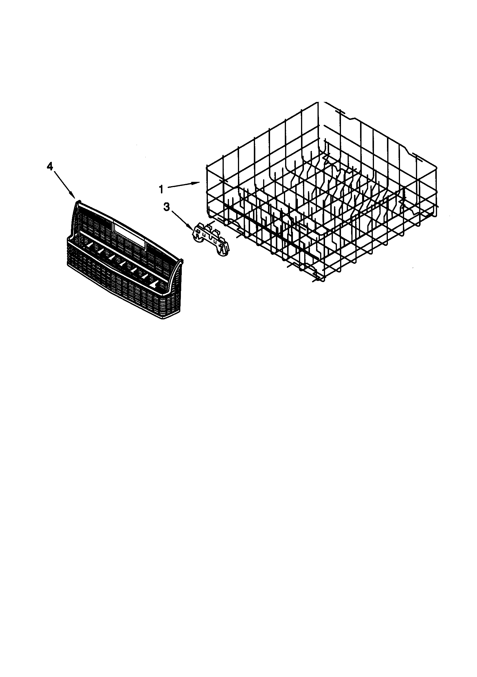 Lower rack