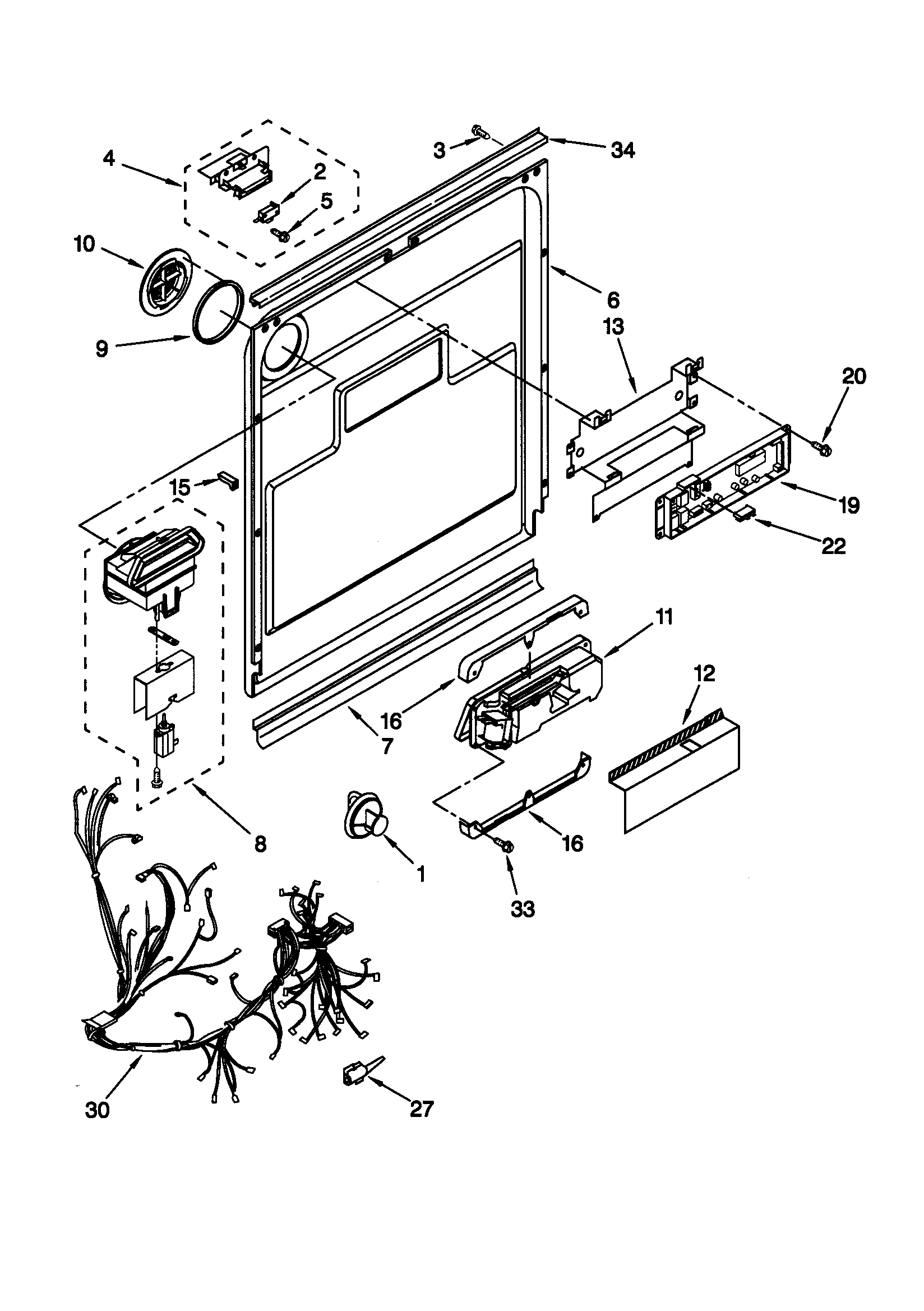 DOOR AND LATCH