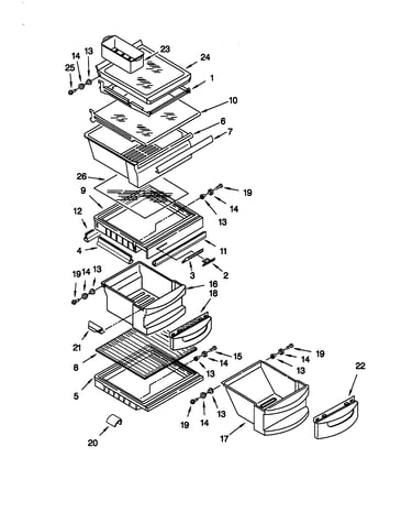 Refrigerator shelf