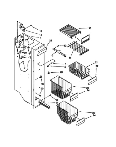 Freezer liner