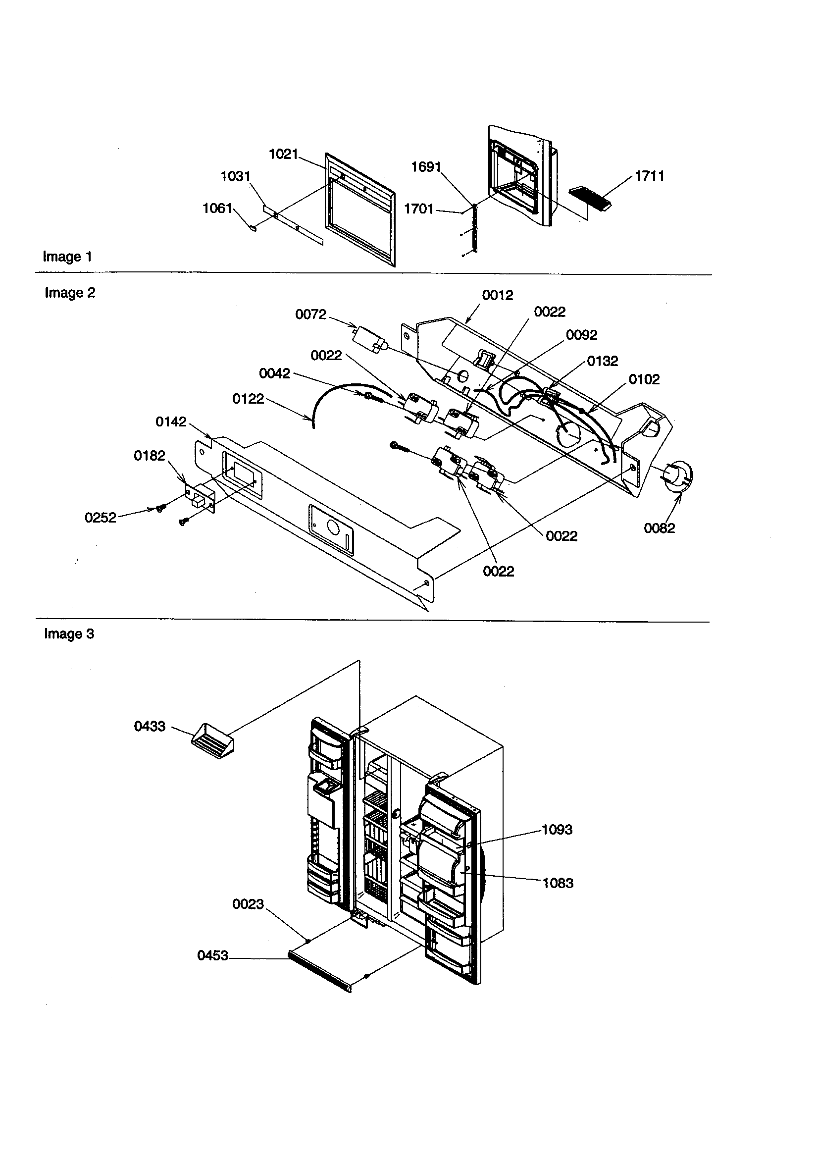 DISPENSER COVER/ELECTRONIC BRACKET/GRILLE