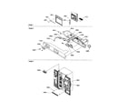 Amana SXD23VL-P1315301WL dispenser cover/electronic bracket/grille diagram