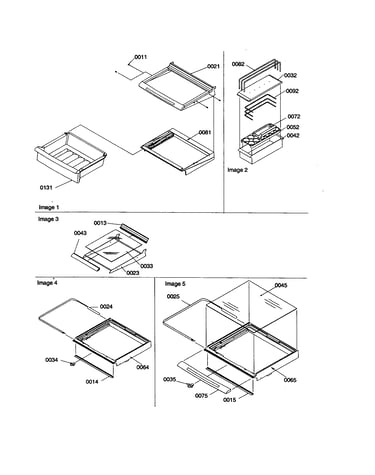 Deli/shelves/crisper/accessories