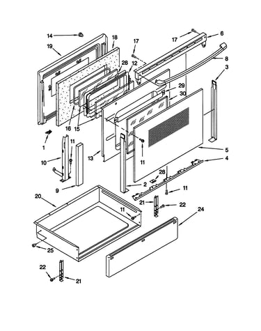 Door and drawer