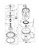 Agitator/basket/tub