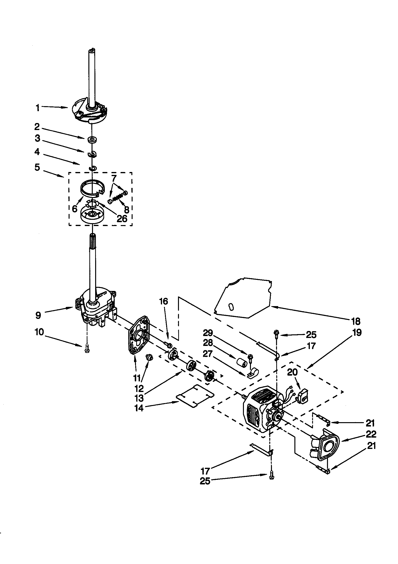 BRAKE/CLUTCH/GEARCASE/MOTOR/PUMP