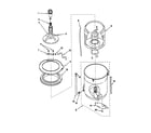 Kenmore 11049722990 agitator/basket/tub diagram