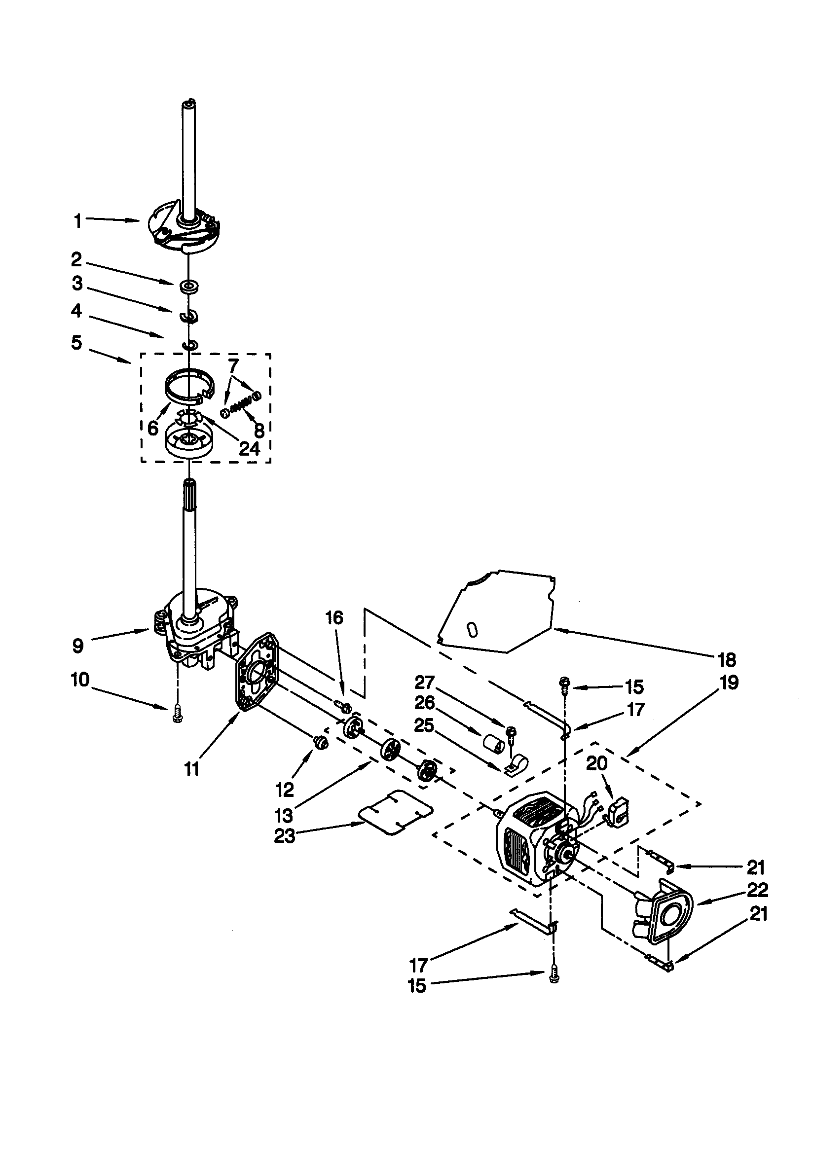 BRAKE/CLUTCH/GEARCASE/MOTOR/PUMP