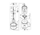 Kenmore 11026901692 agitator/basket/tub diagram