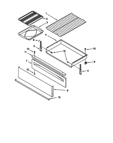 Drawer and broiler