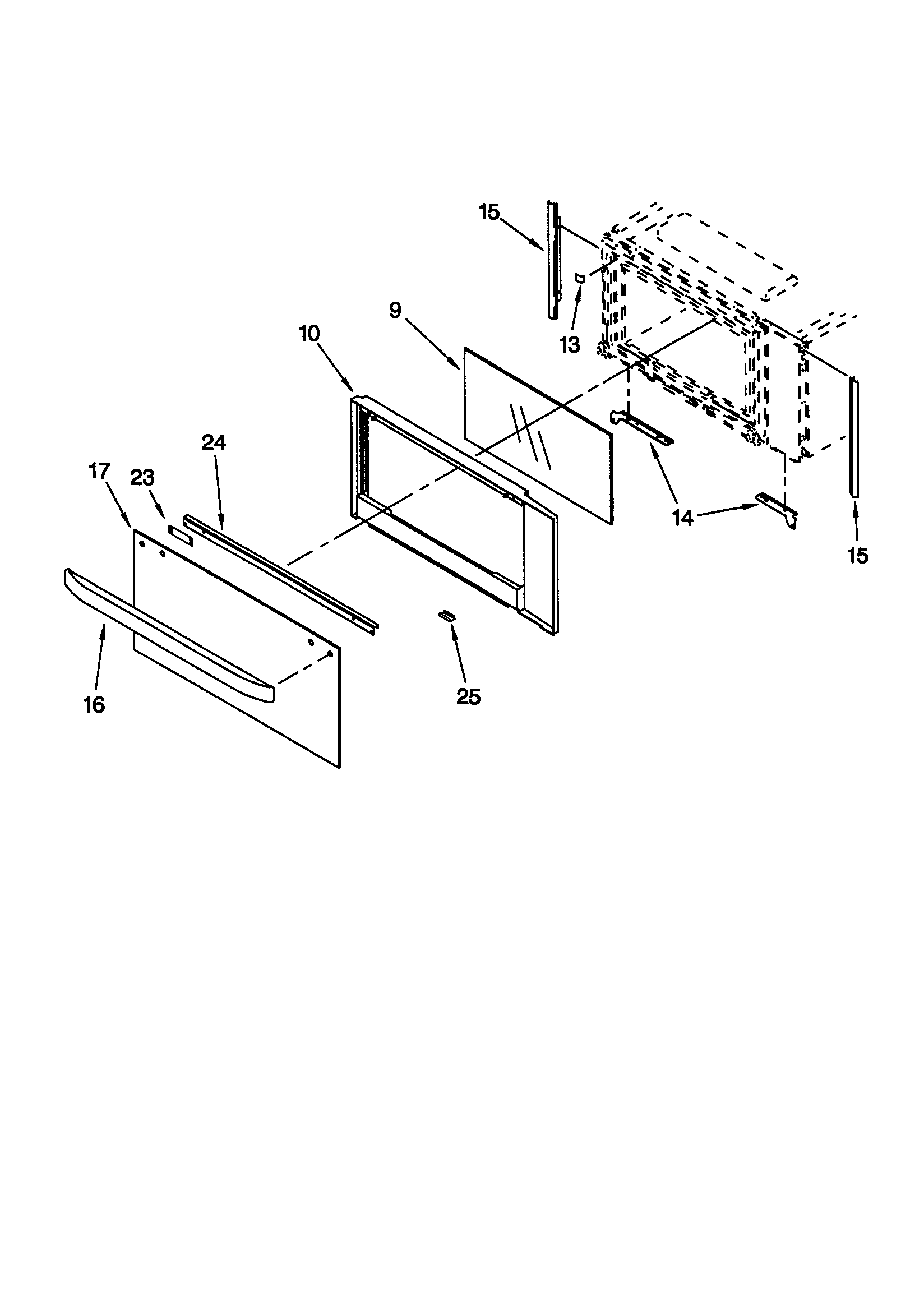 MICROWAVE DOOR