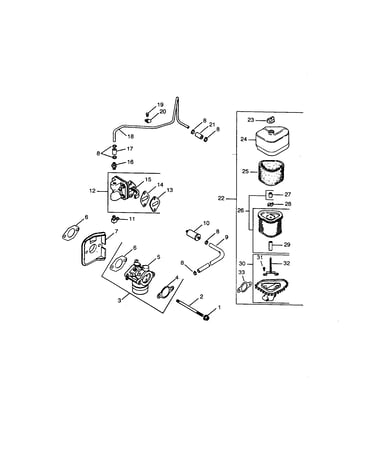 Fuel and air system