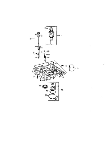 Crankshaft and oil pan