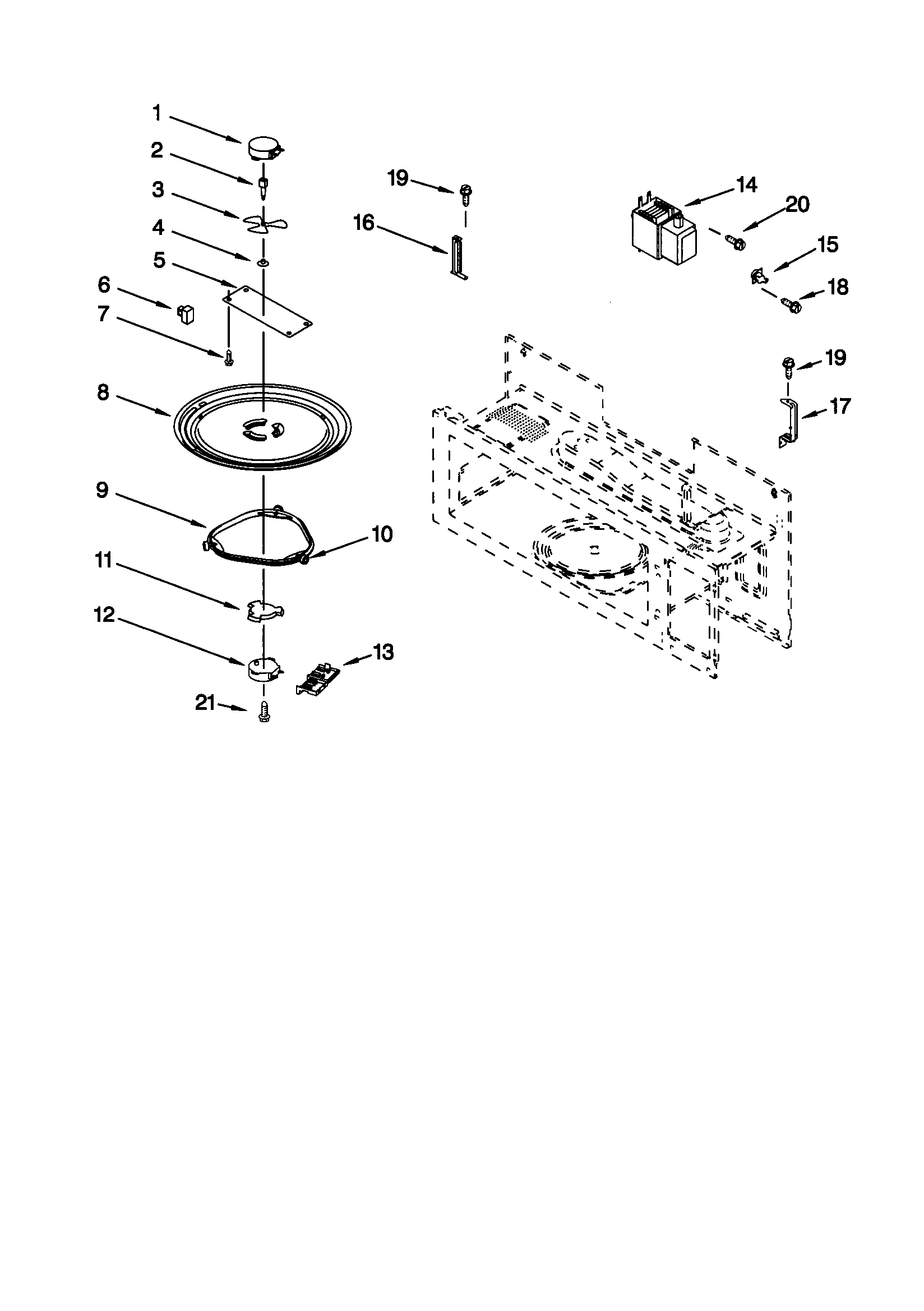 MAGNETRON AND TURNTABLE