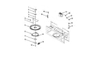 Kenmore 66568601891 magnetron and turntable diagram