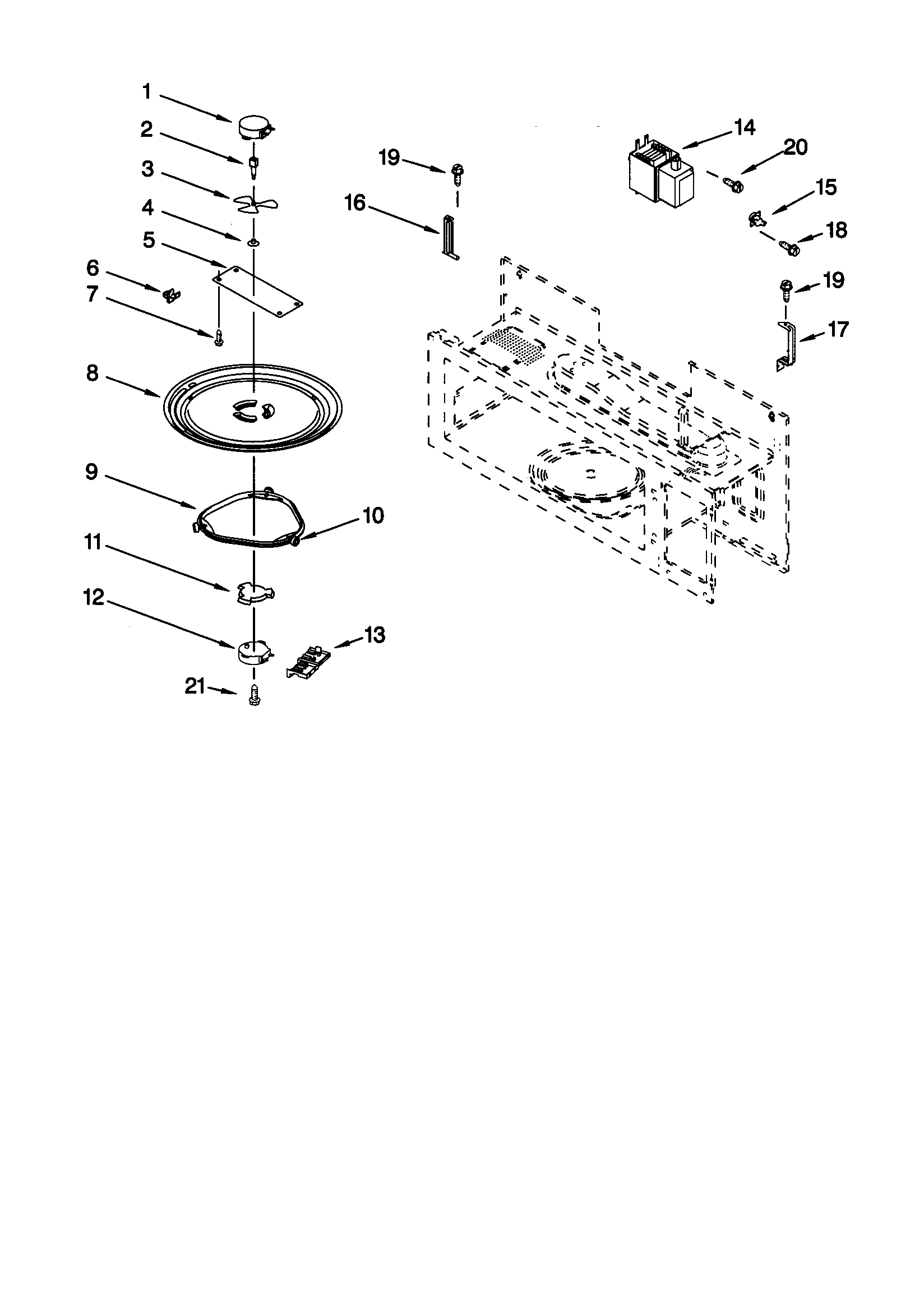 MAGNETRON AND TURNTABLE