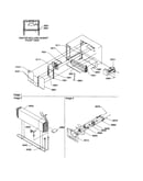 Evaporator/fan motor assemblies