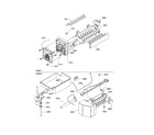 Amana TS122VL-P1306602WL ice maker assembly and parts diagram