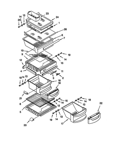 Refrigerator shelf