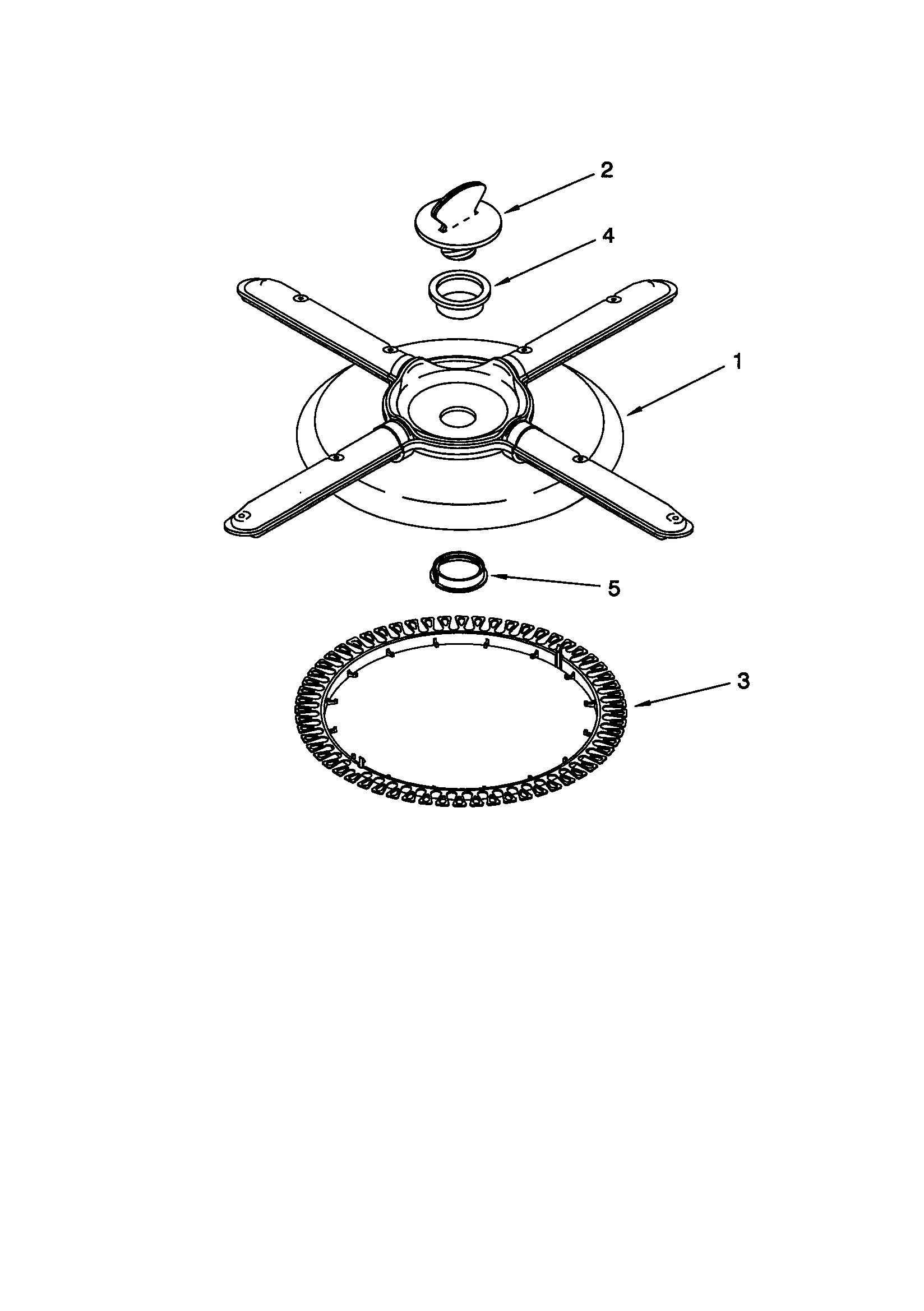 LOWER WASHARM AND STRAINER