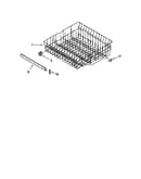 Upper rack and track