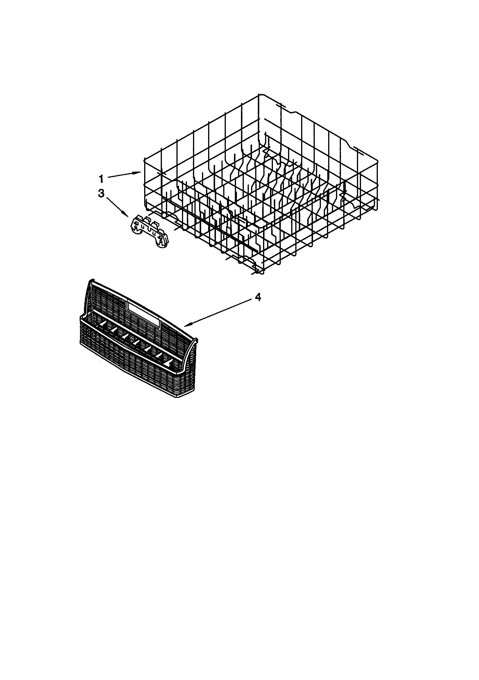 Lower rack
