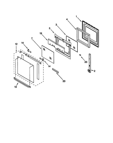 Oven door