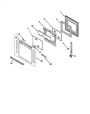 Oven door