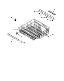 Upper rack/track