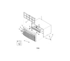 Kenmore 25370055990 cabinet front/wrapper diagram