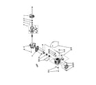 Kenmore 11029962891 brake/clutch/gearcase/motor/pump diagram