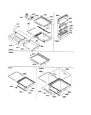 Deli, shelves crisper/accessories