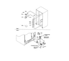Amana SRD21VE-P1315501WE water filler assembly diagram