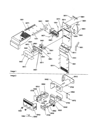 Ice maker/control assembly