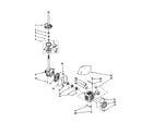 Kenmore 11020972991 brake/clutch/gearcase/motor/pump diagram
