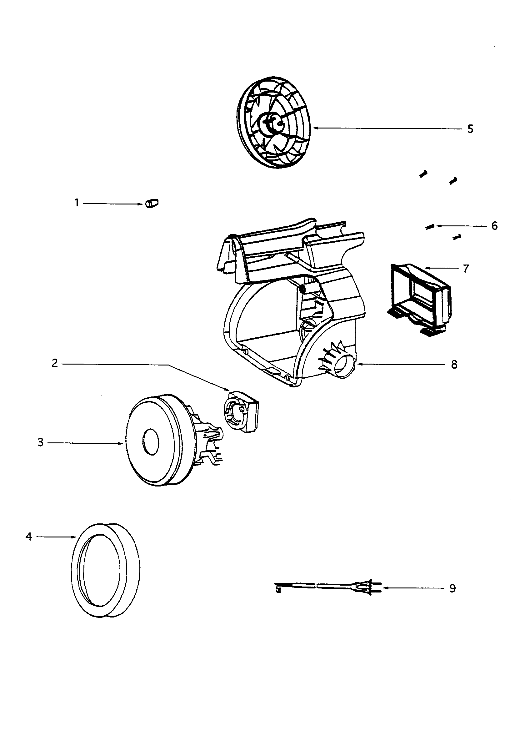 Motor and wheel