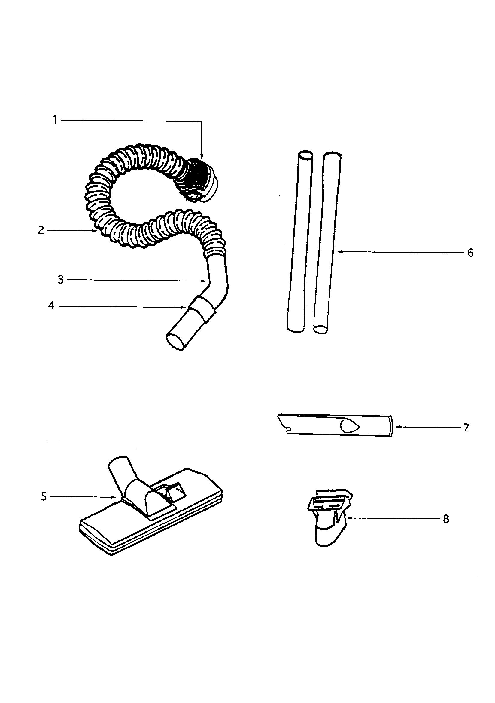 HOSE AND ATTACHMENTS