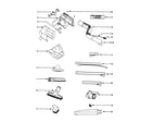 Eureka 6892B accessory kit parts diagram