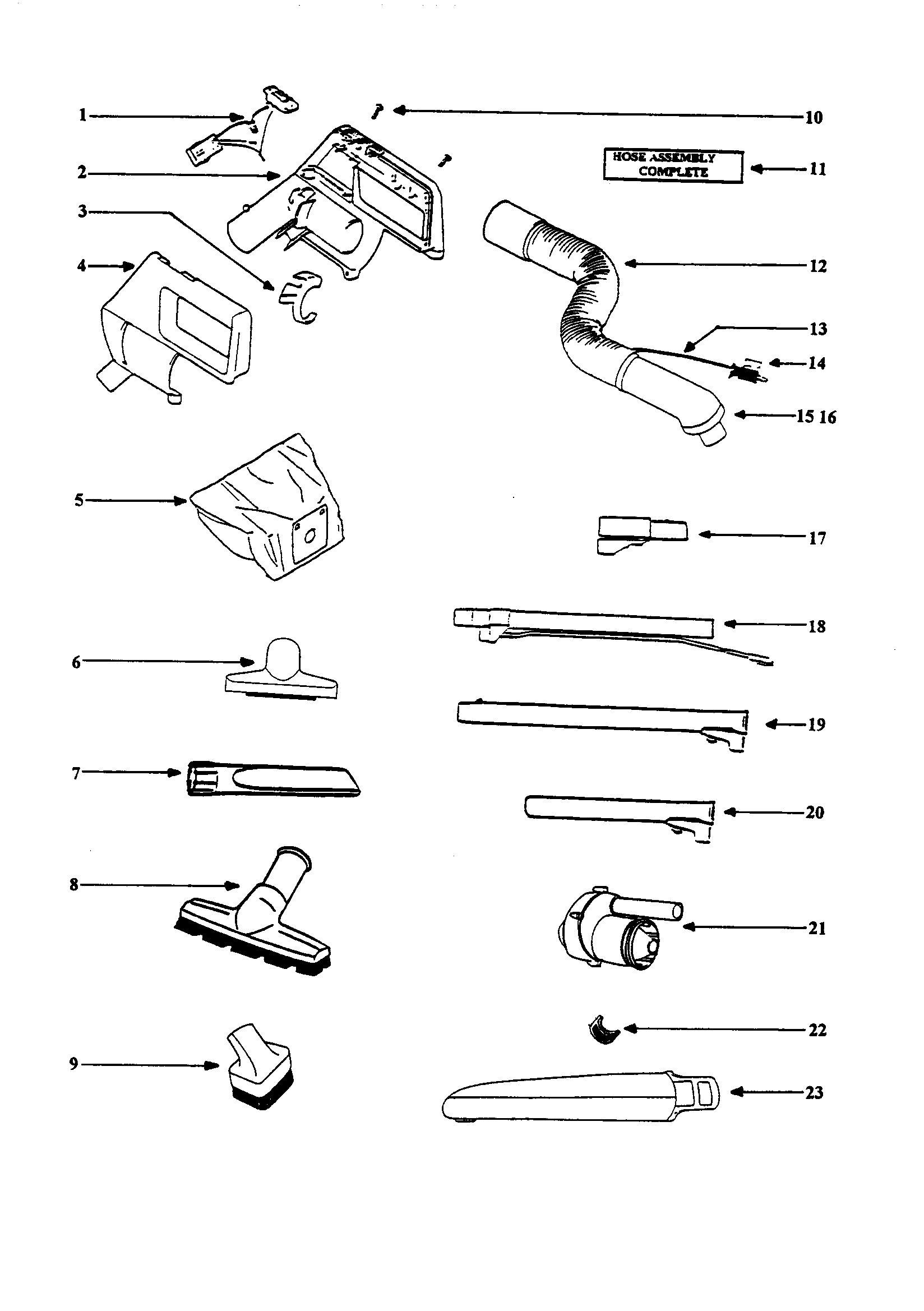 ACCESSORY KIT PARTS