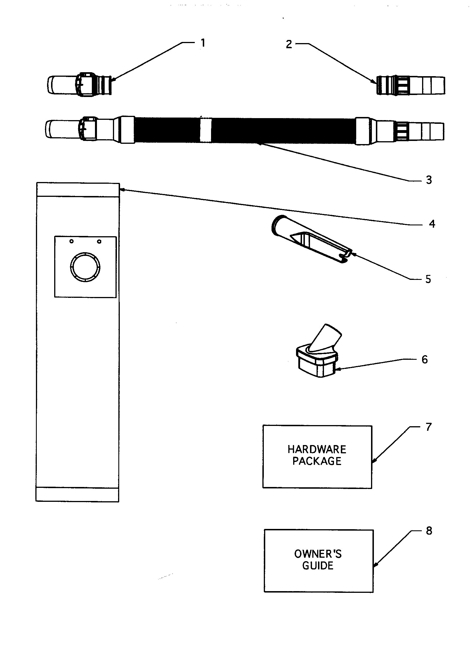 Hose and attachments