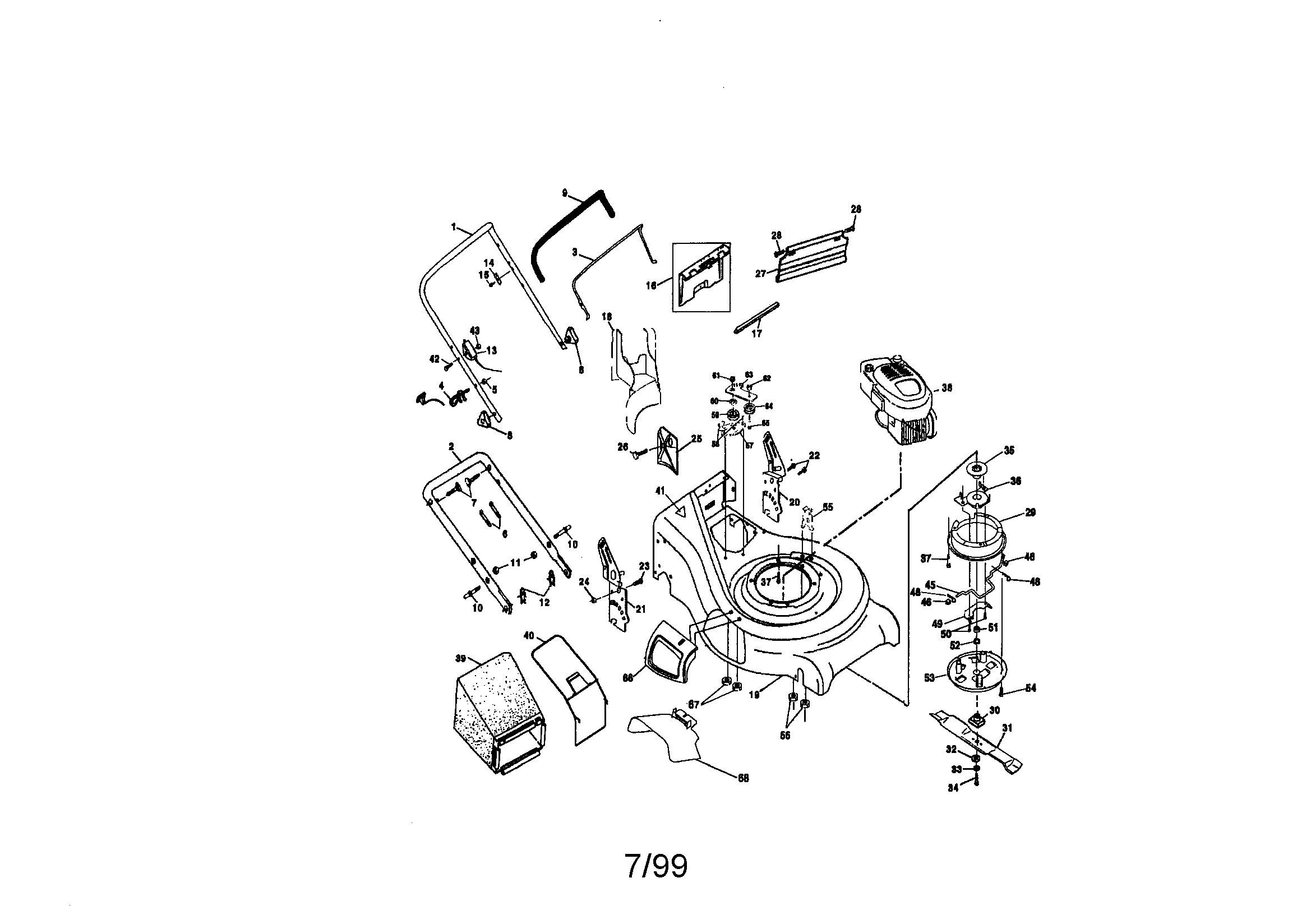 Rotary lawn mower