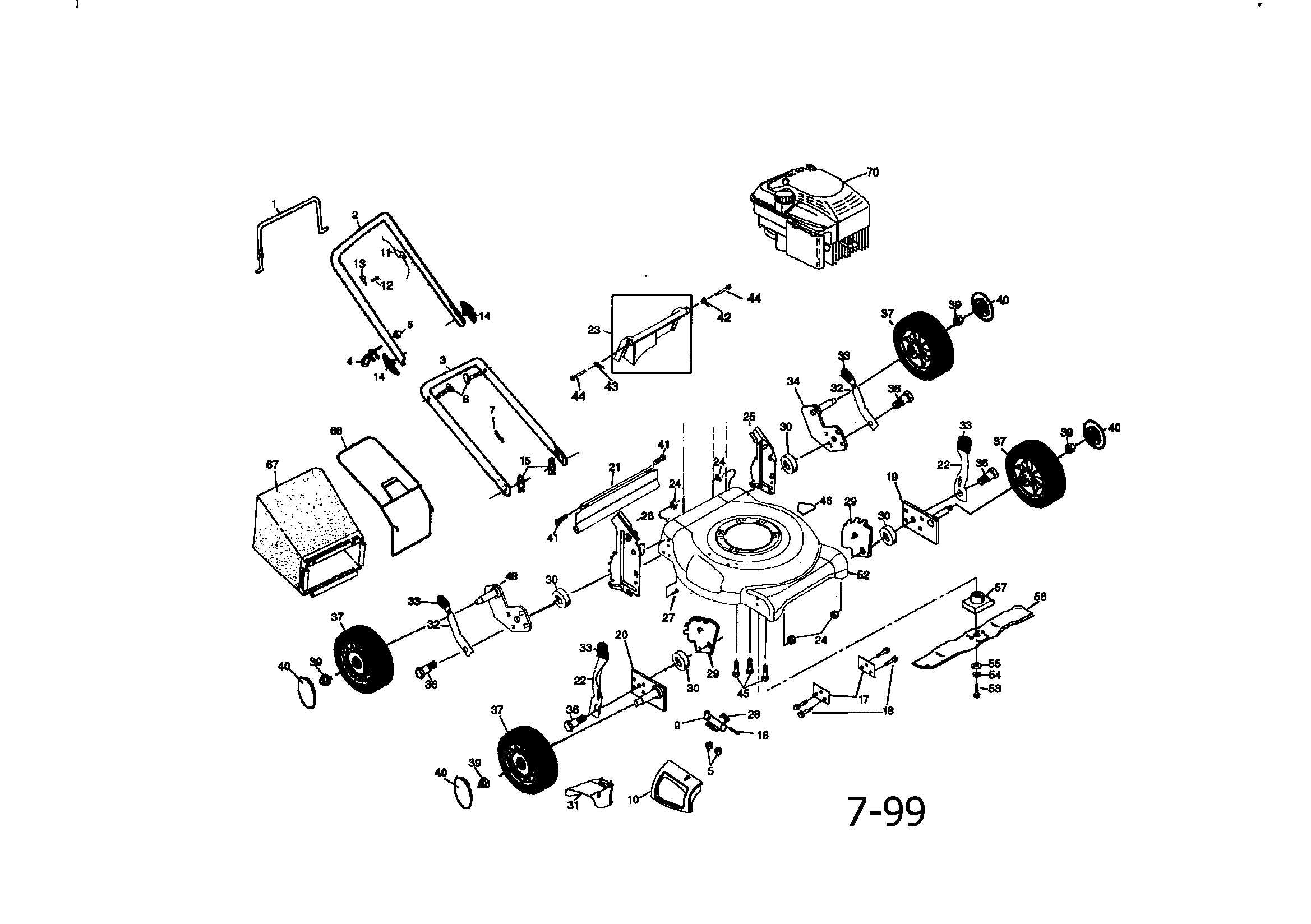Rotary lawn mower
