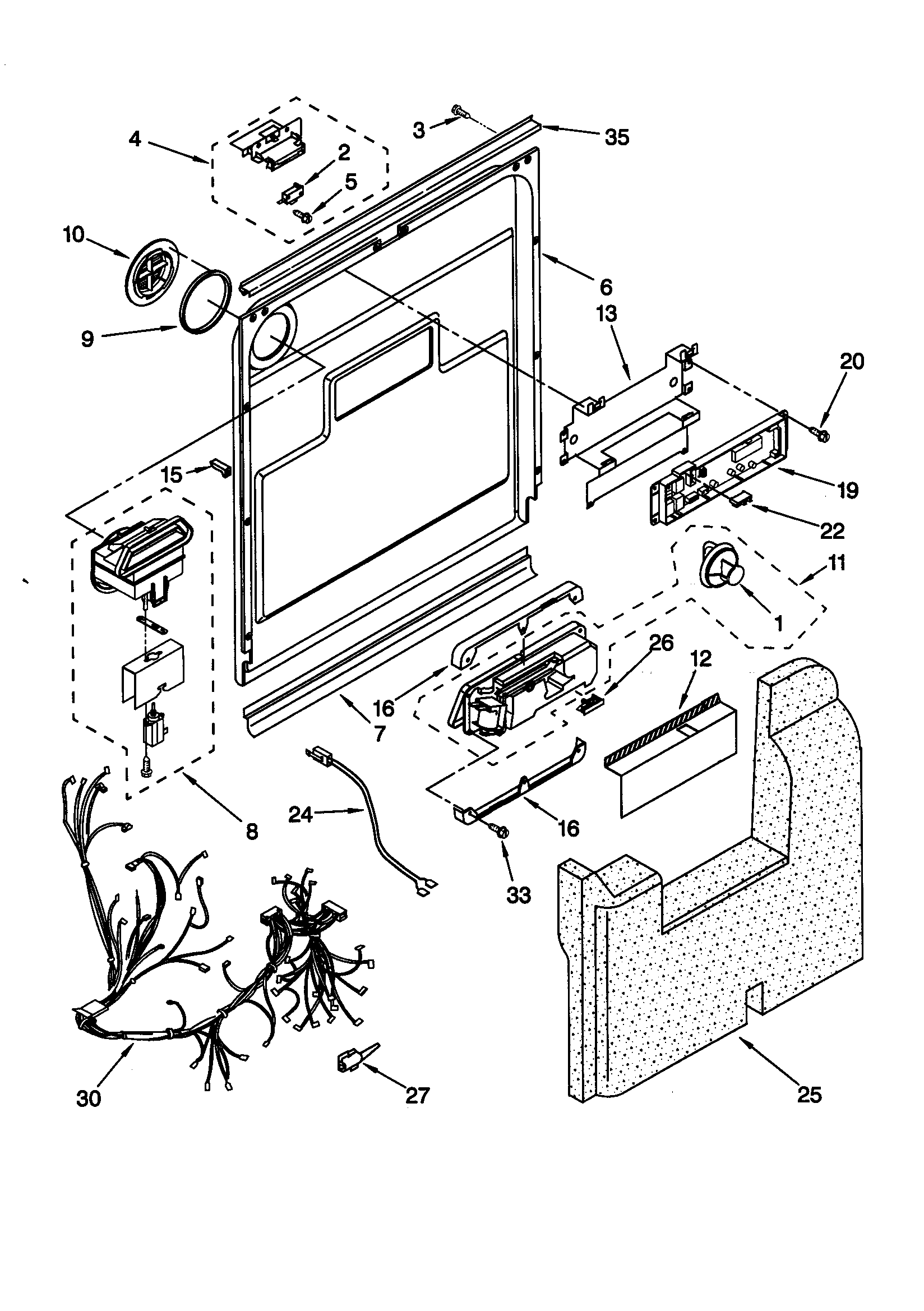 DOOR AND LATCH