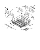 Upper rack and track