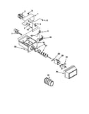 Motor and ice container